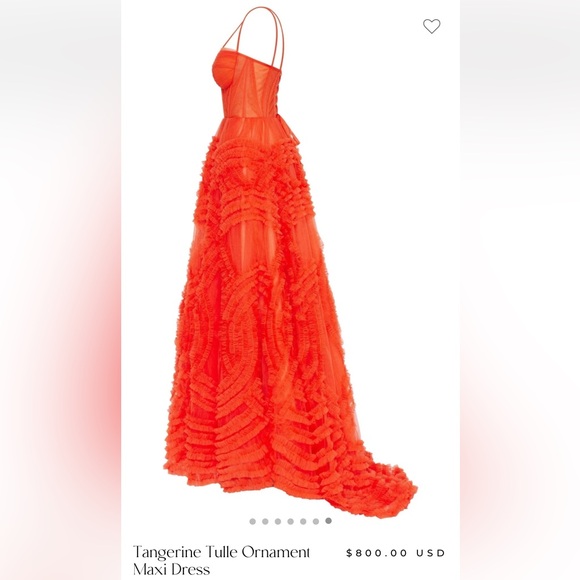 Like NEW Milla Tangerine Tulle Dress - Picture 3 of 8